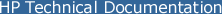 Hewlett-Packard Technical Documentation
